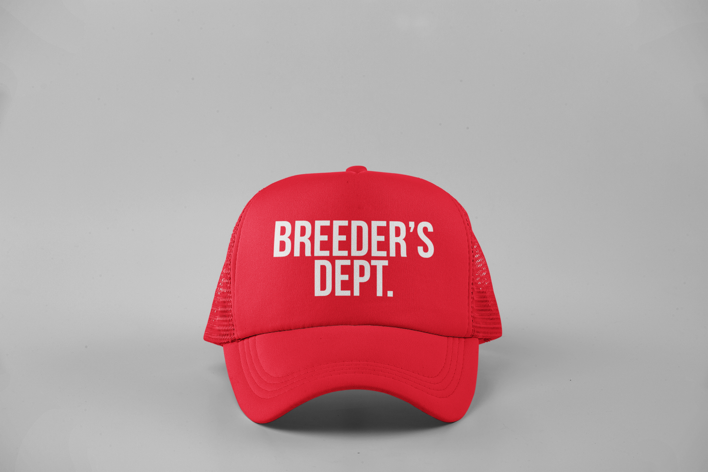 Red & White Breeder’s Dept. Trucker Hat