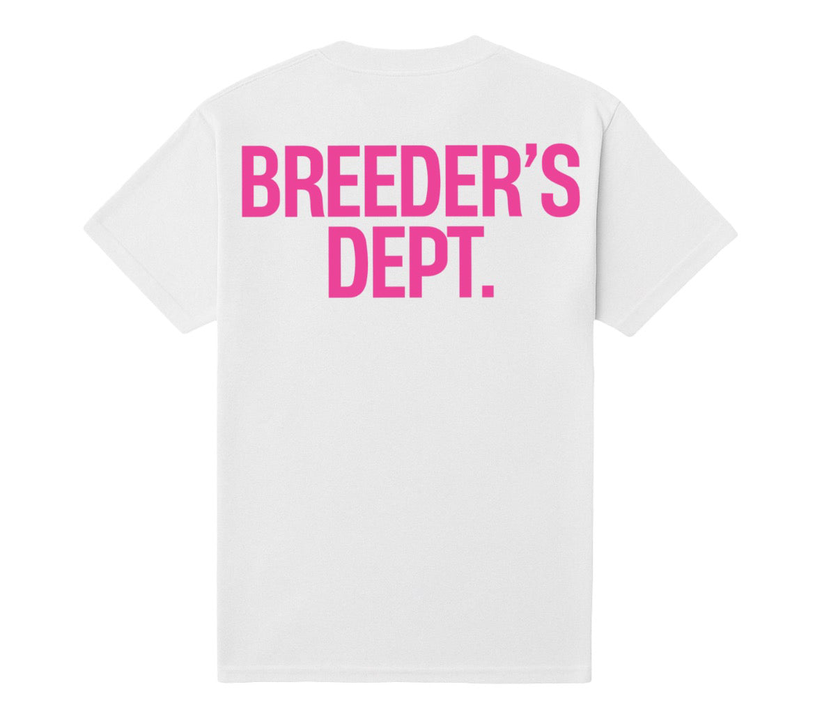 **KIDS**WHITE/PINK BREEDERS DEPT. TSHIRT