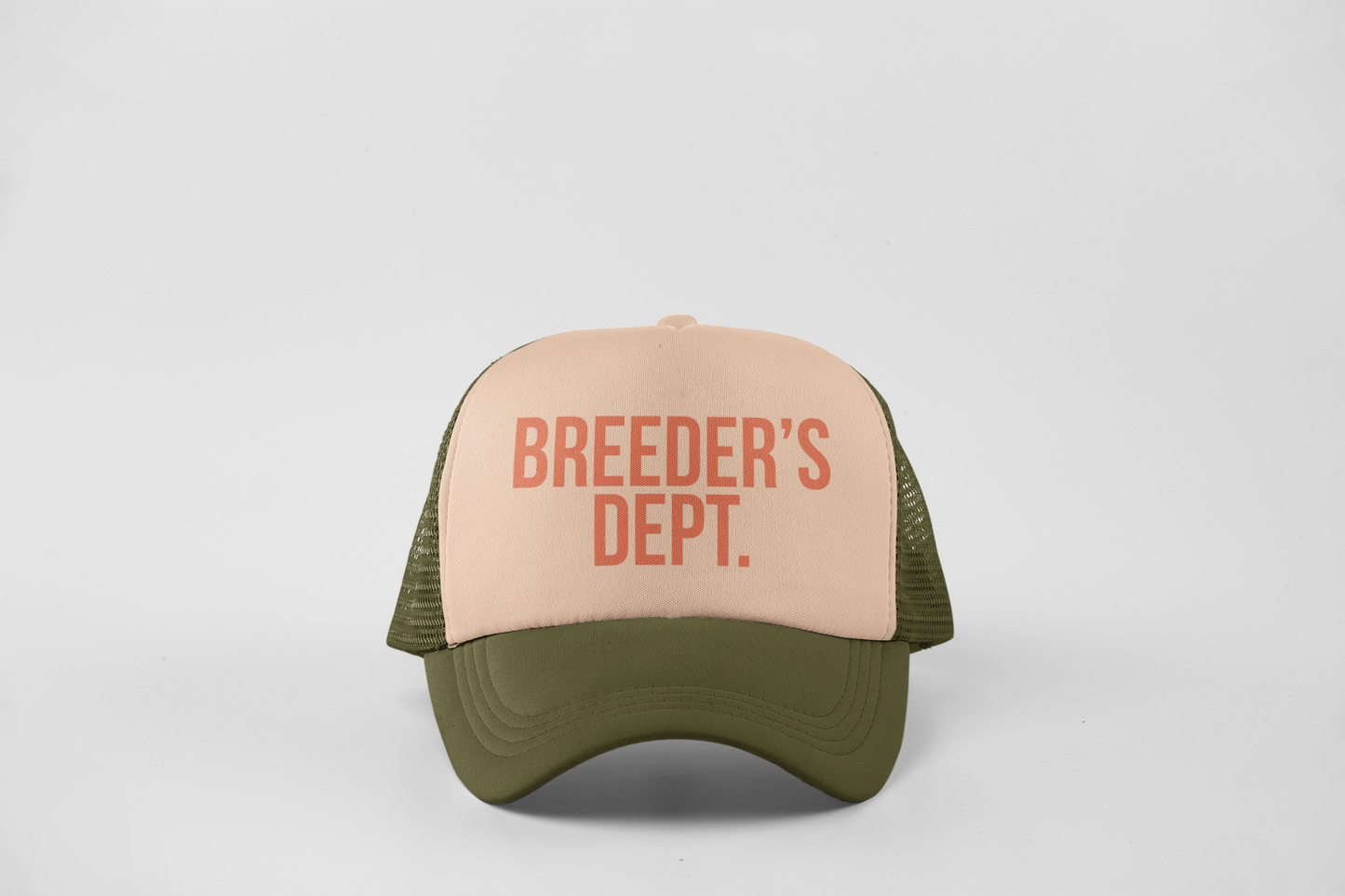 Kaki & Brown Breeder’s Dept. Trucker Hat