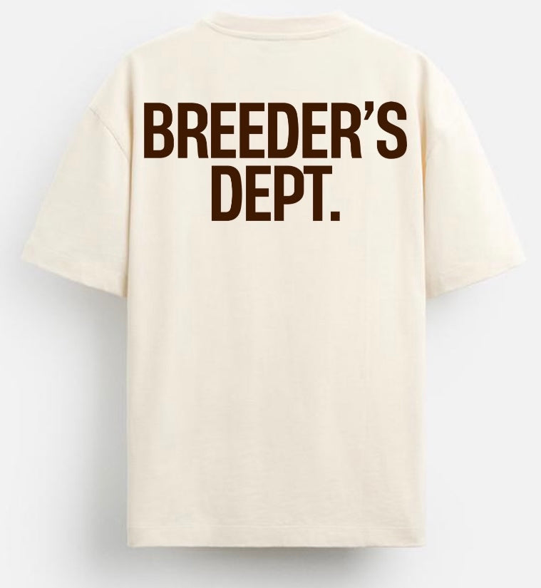 CREAM/COFFEE BREEDERS DEPT TSHIRT