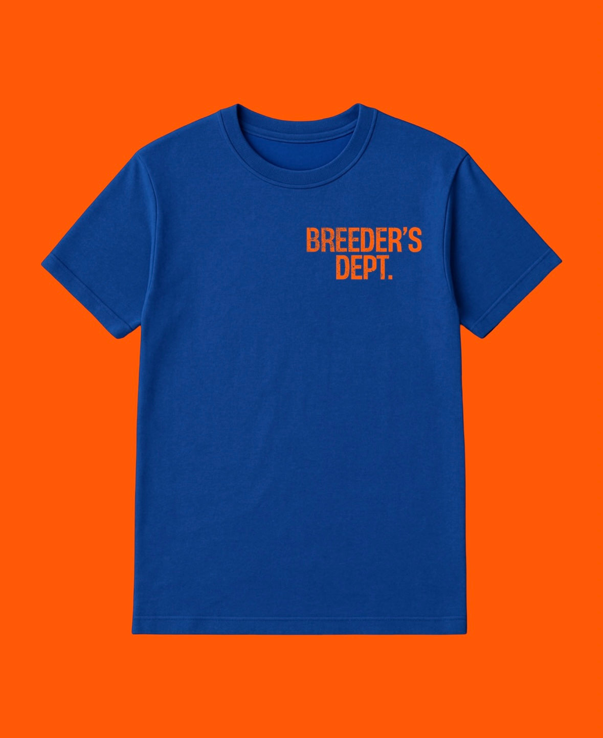 Royal Blue Breeders Department Tees
