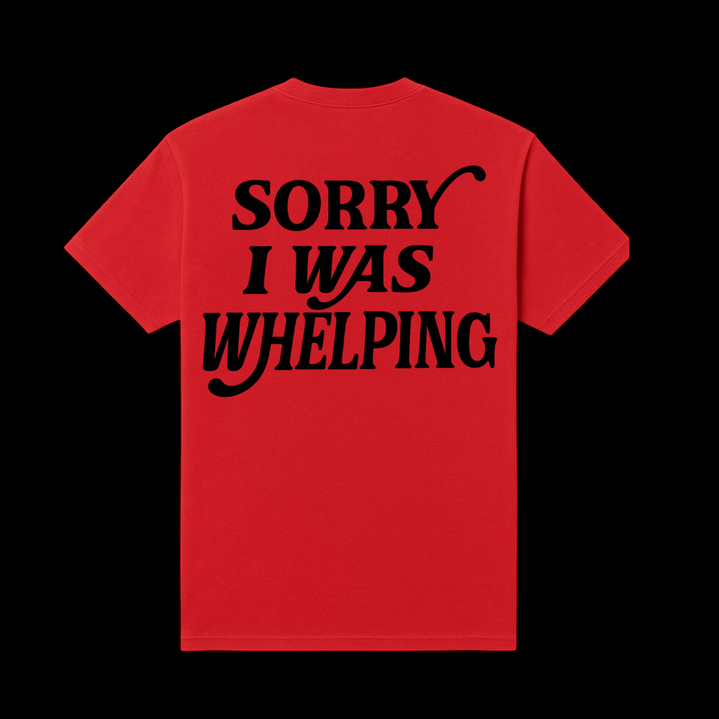 SORRY I WAS WHELPING TSHIRT