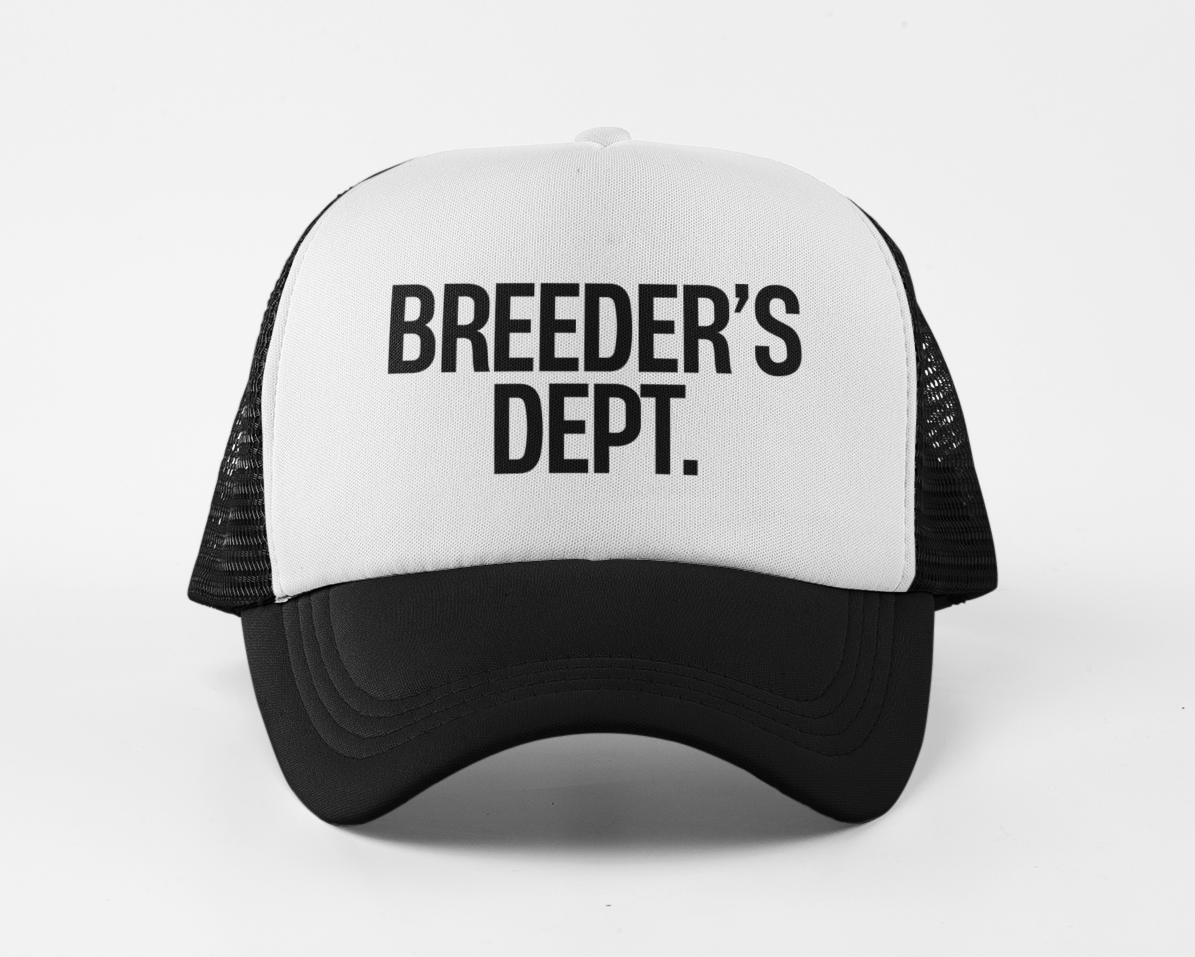 Breeders Dept. Blk/White Trucker