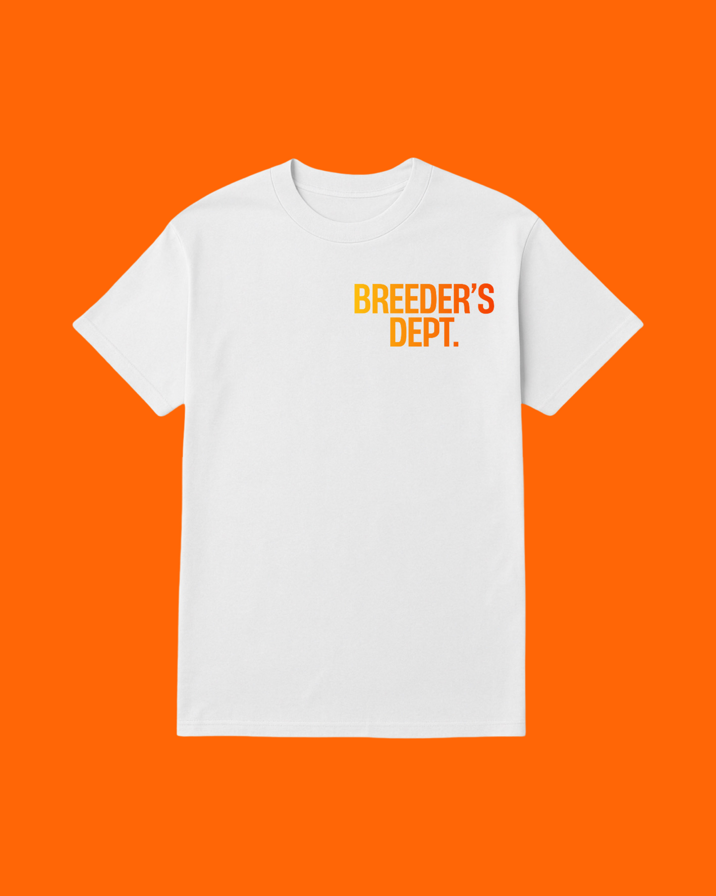 White Breeders Department tees