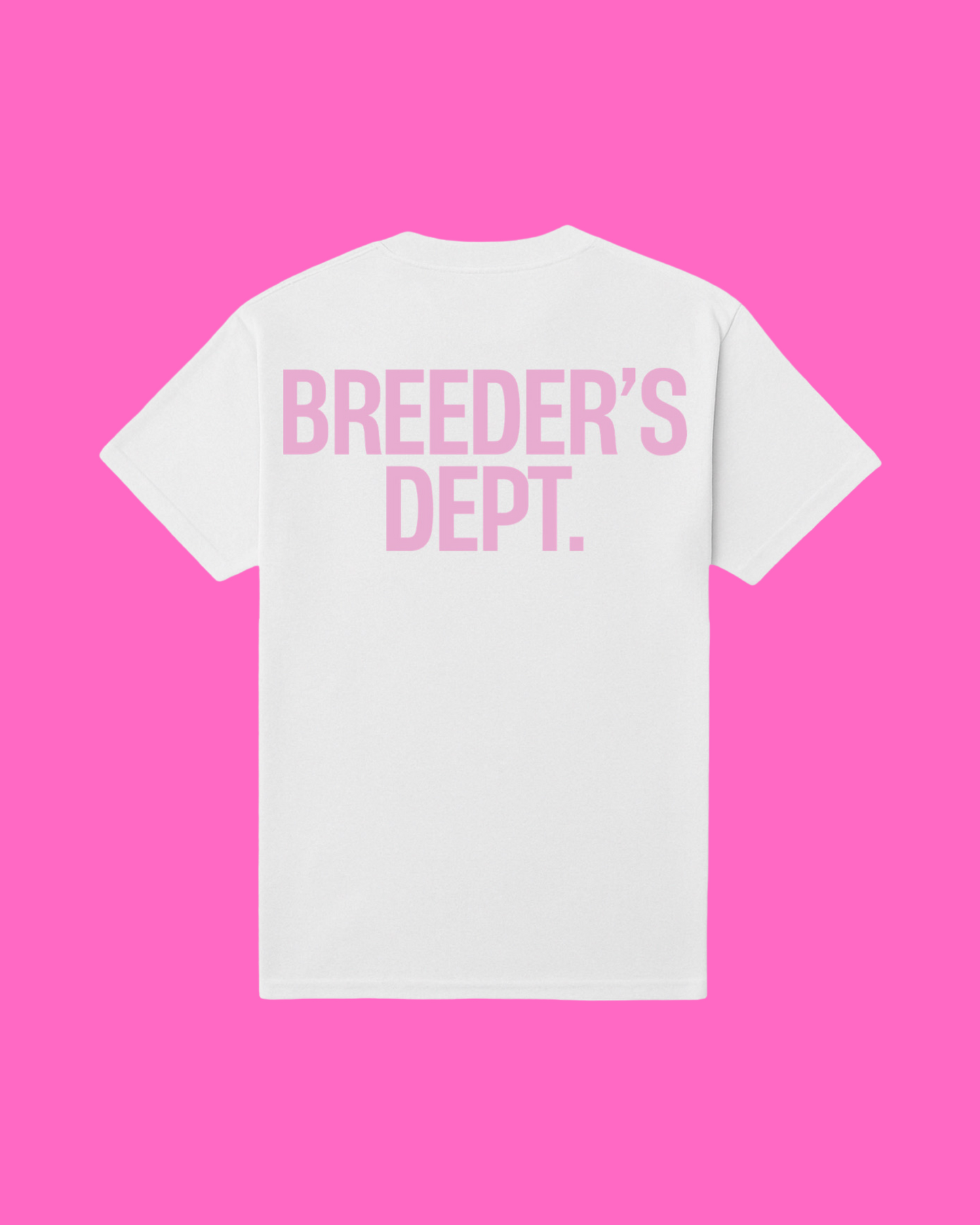 White Breeders Department tees