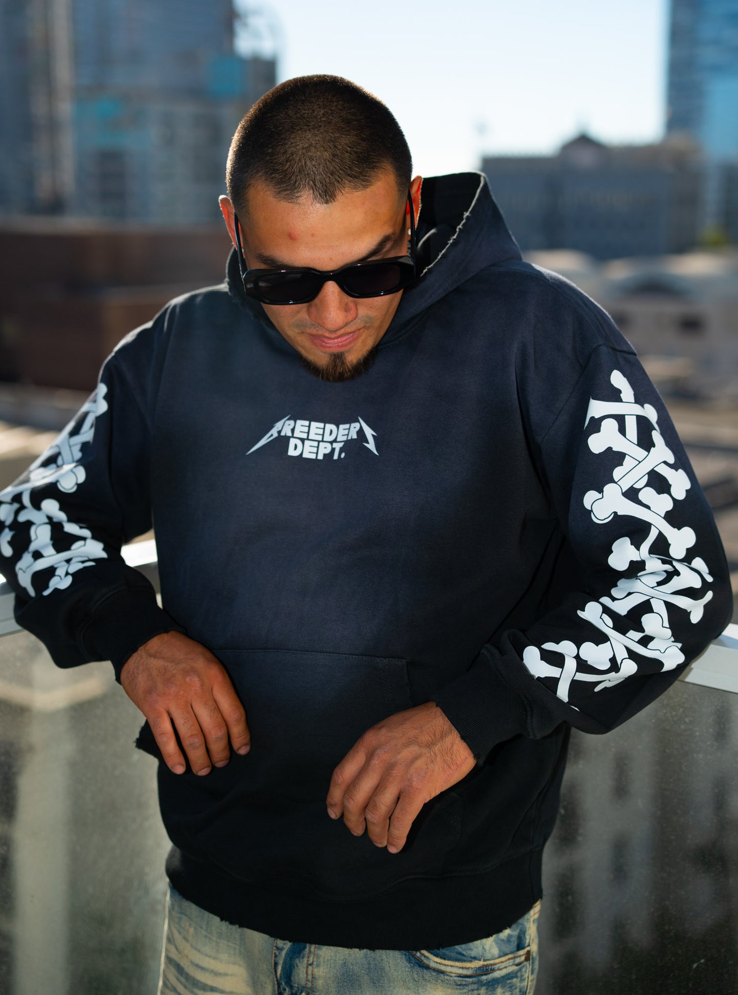 Breeders Department – Potassium Black Bone Hoodie (Limited Edition)