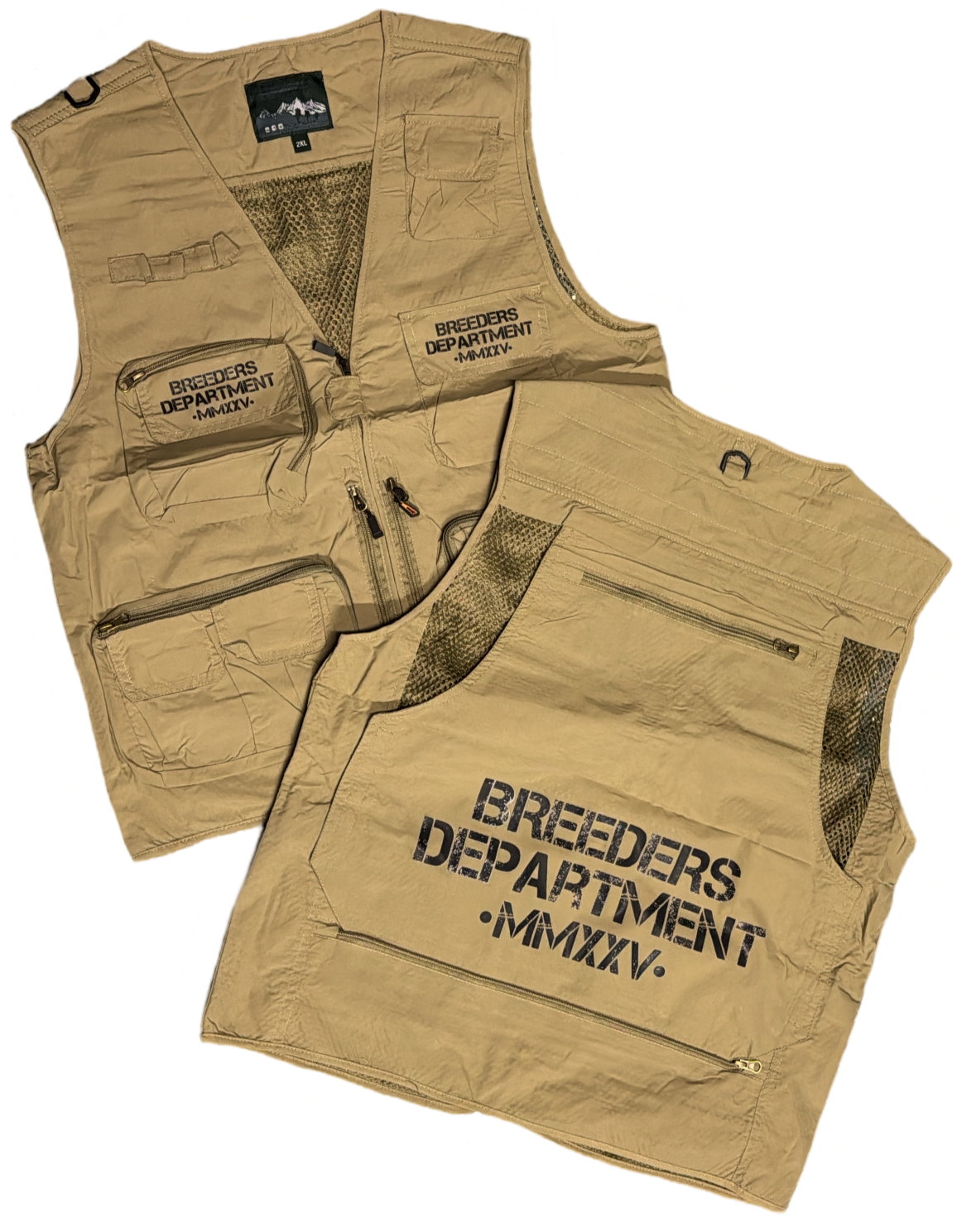Kaki Breeders Department Vest