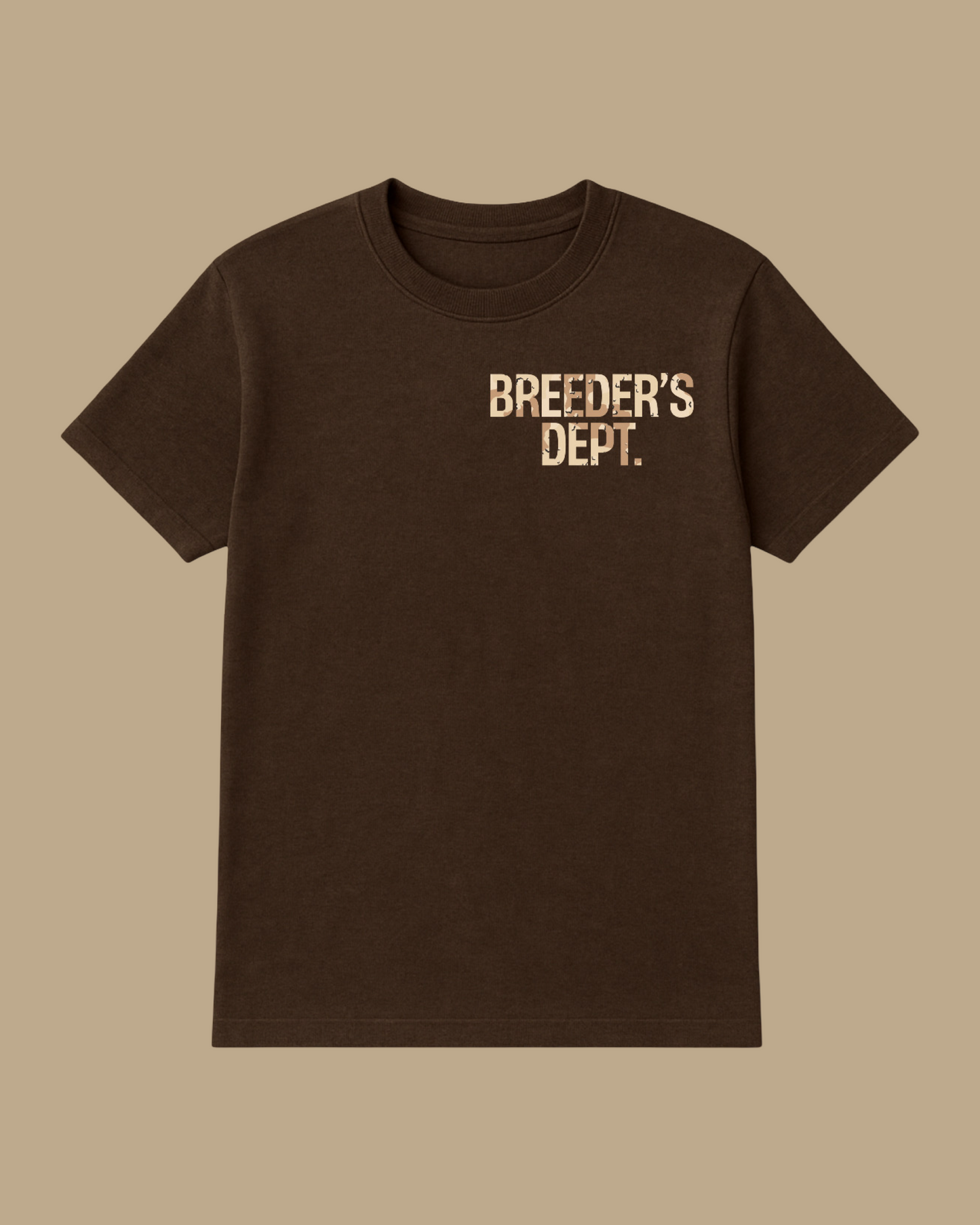 Chocolate Breeder’s Department Tees