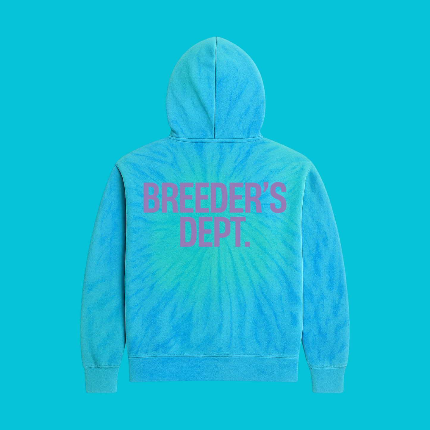 Breeder’s Dept. Ocean Blue Tie-Dye Hoodie