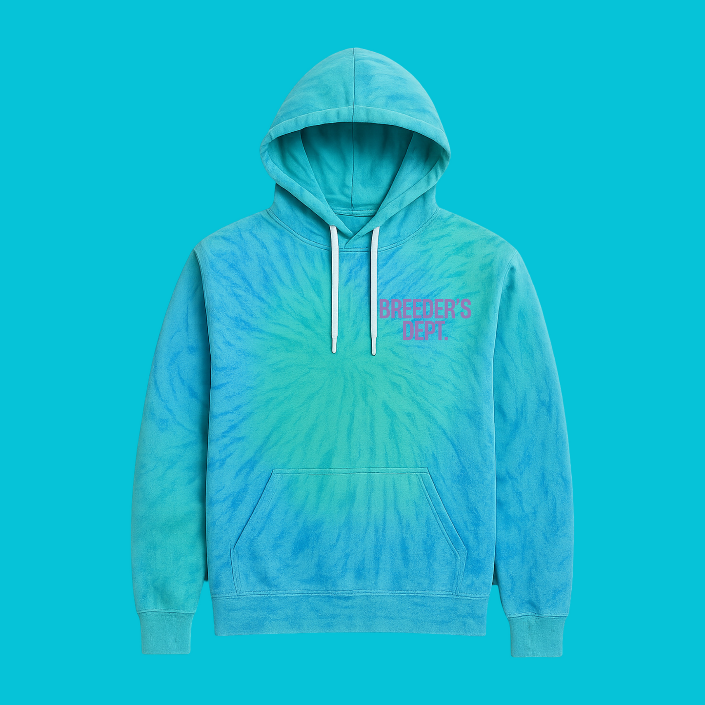 Breeder’s Dept. Ocean Blue Tie-Dye Hoodie