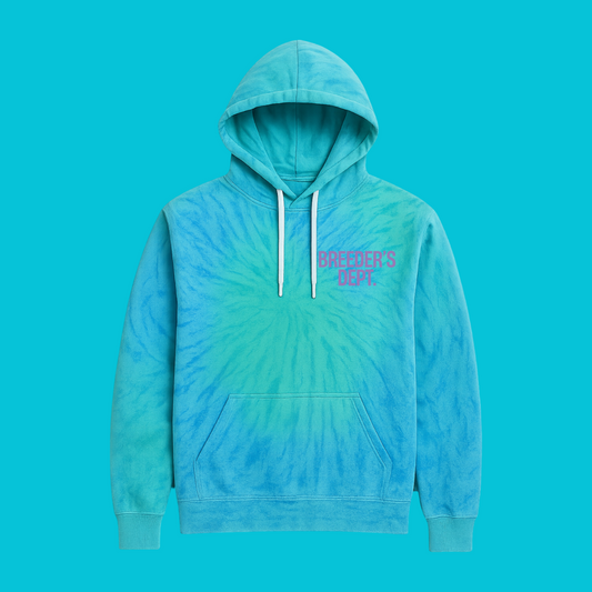 Breeder’s Dept. Ocean Blue Tie-Dye Hoodie