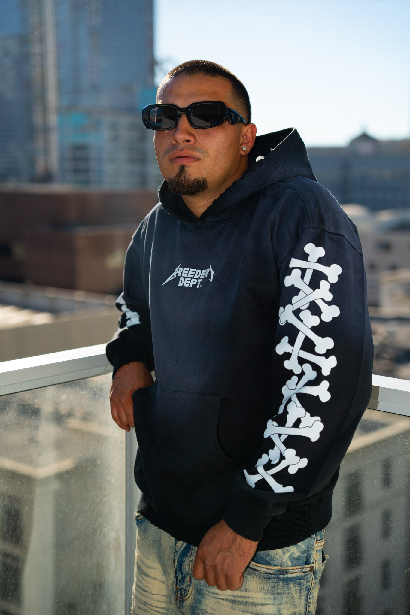 Breeders Department – Potassium Black Bone Hoodie (Limited Edition)