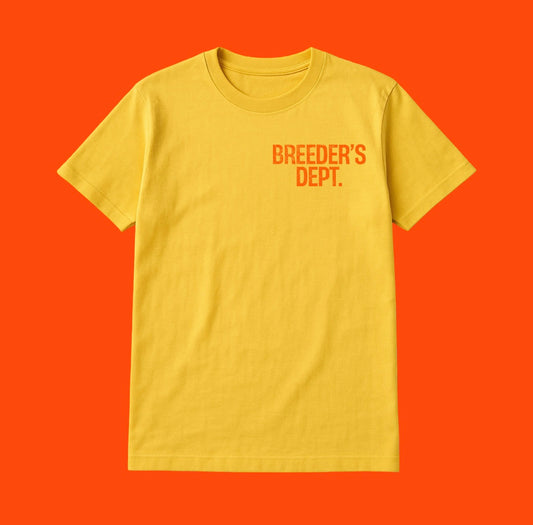 Mustard/ Orange Breeders Dept. Tee