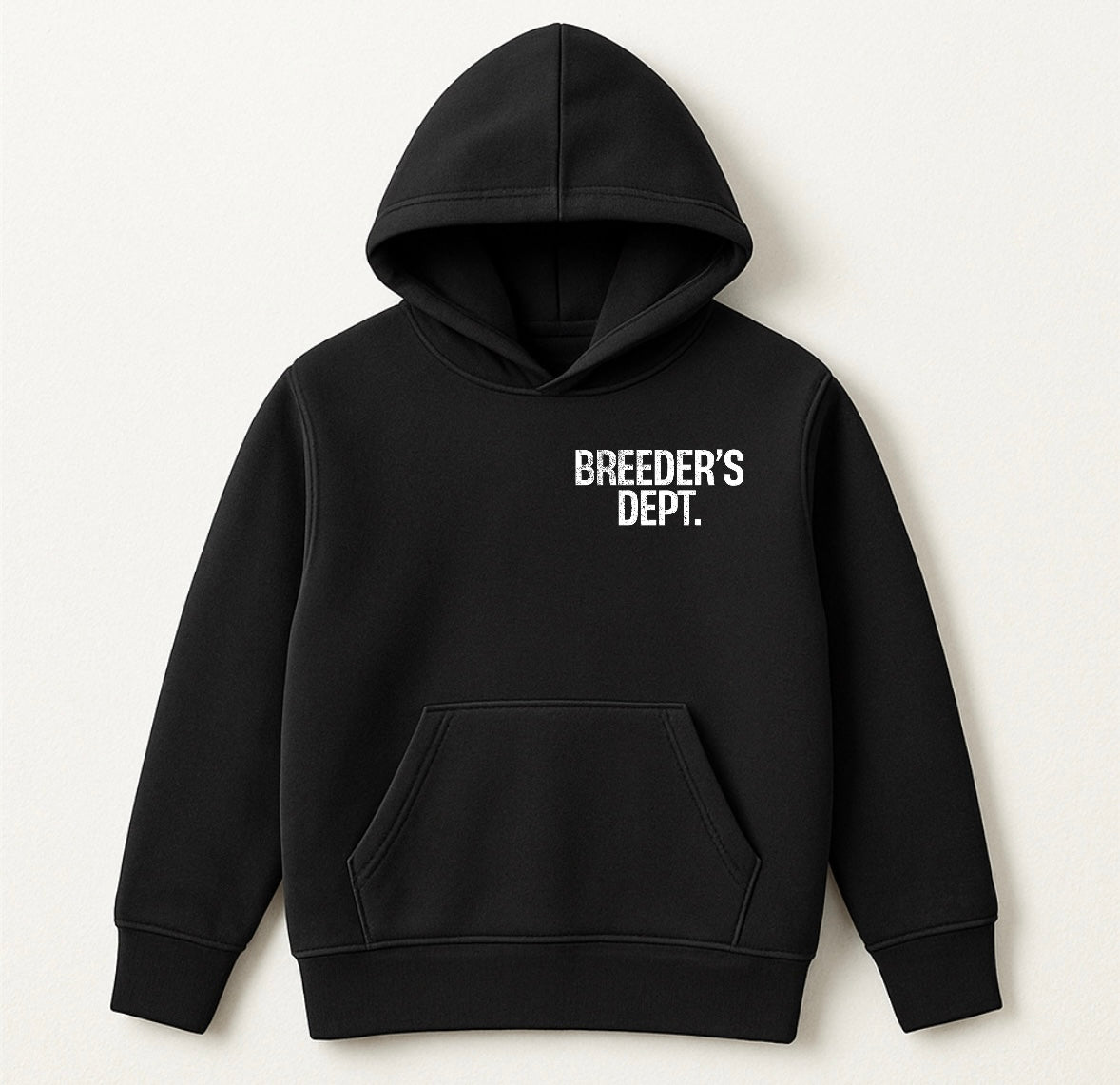 Kids Breeder’s Dept. Black Hoodie