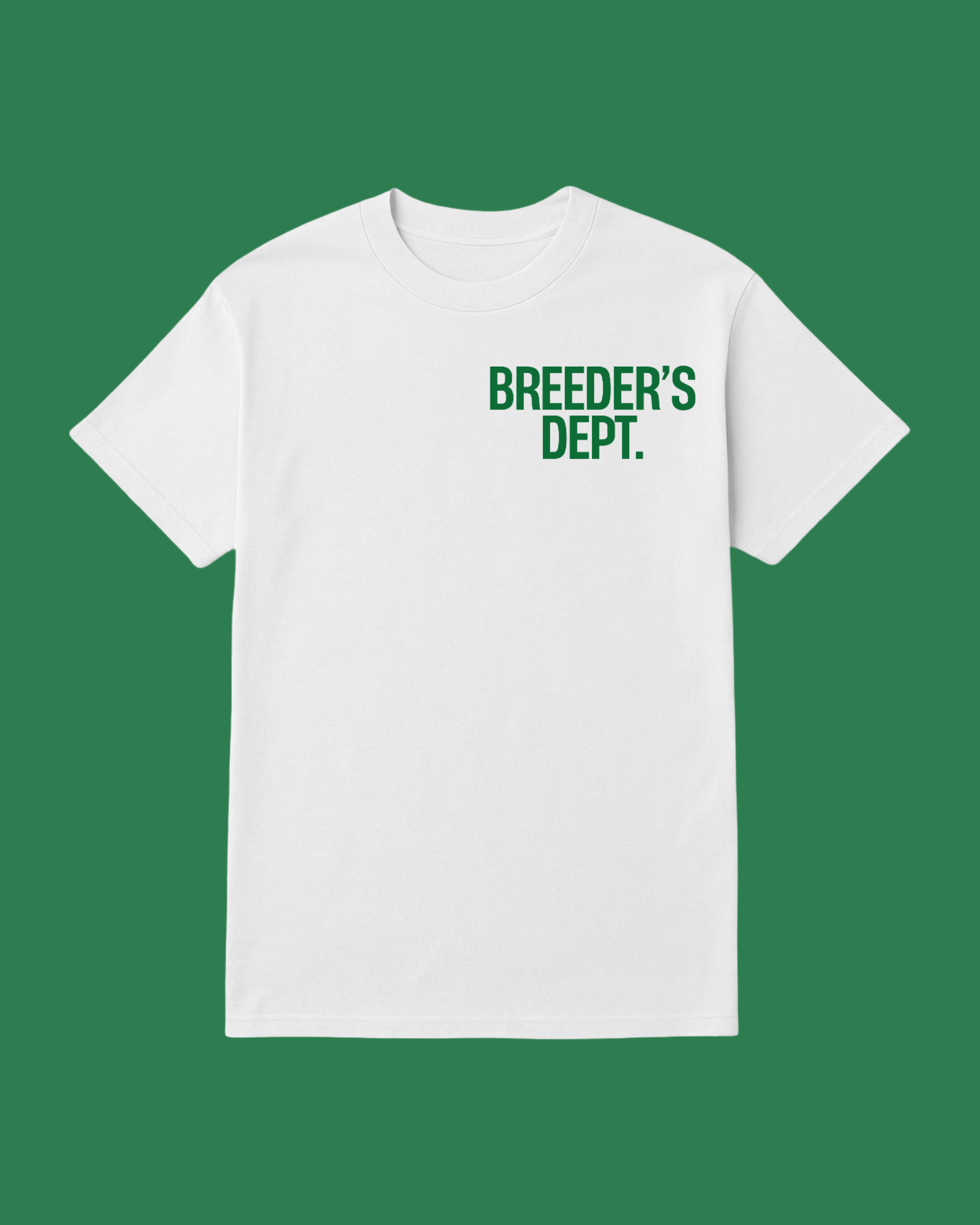 White Breeders Department tees