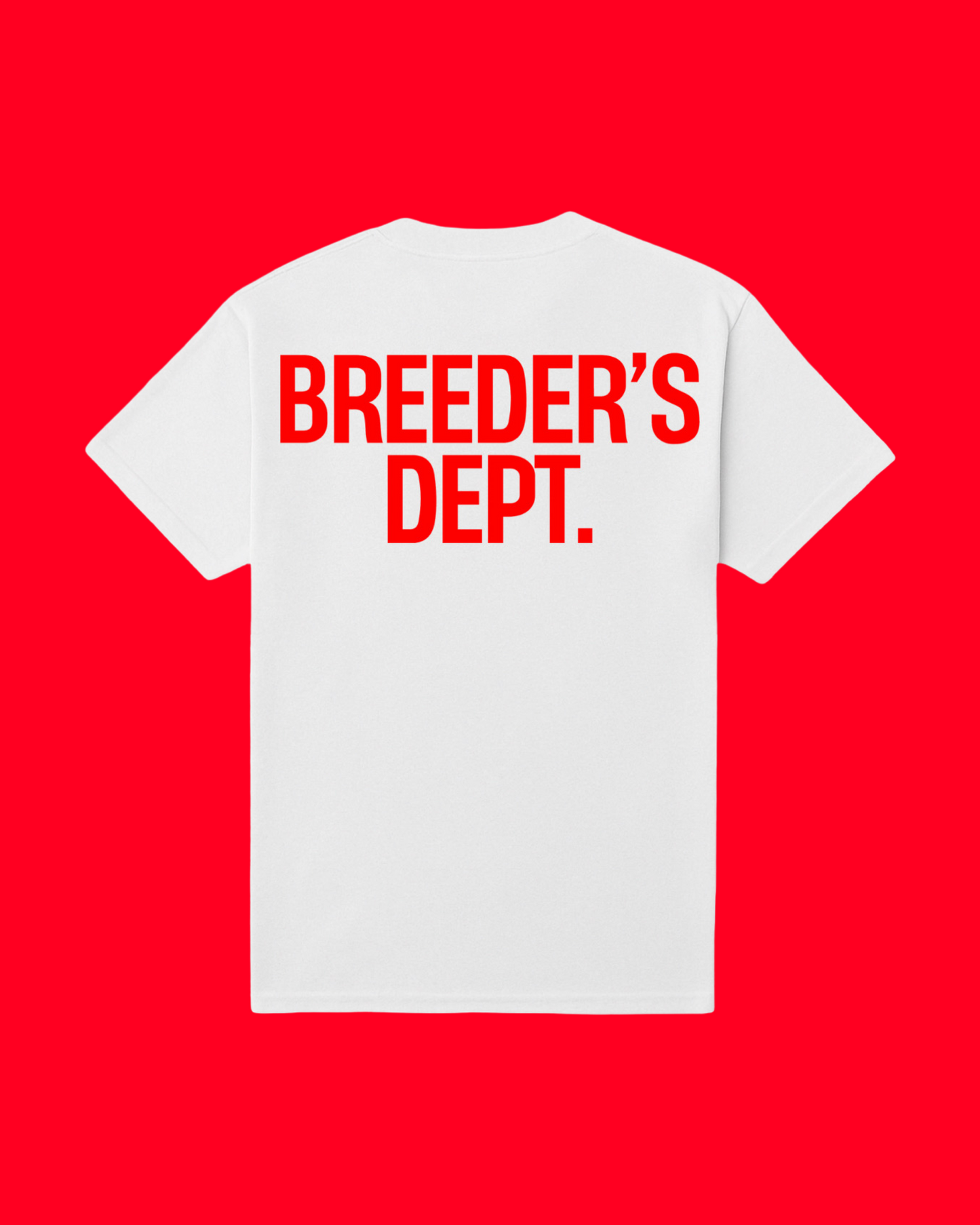 White Breeders Department tees