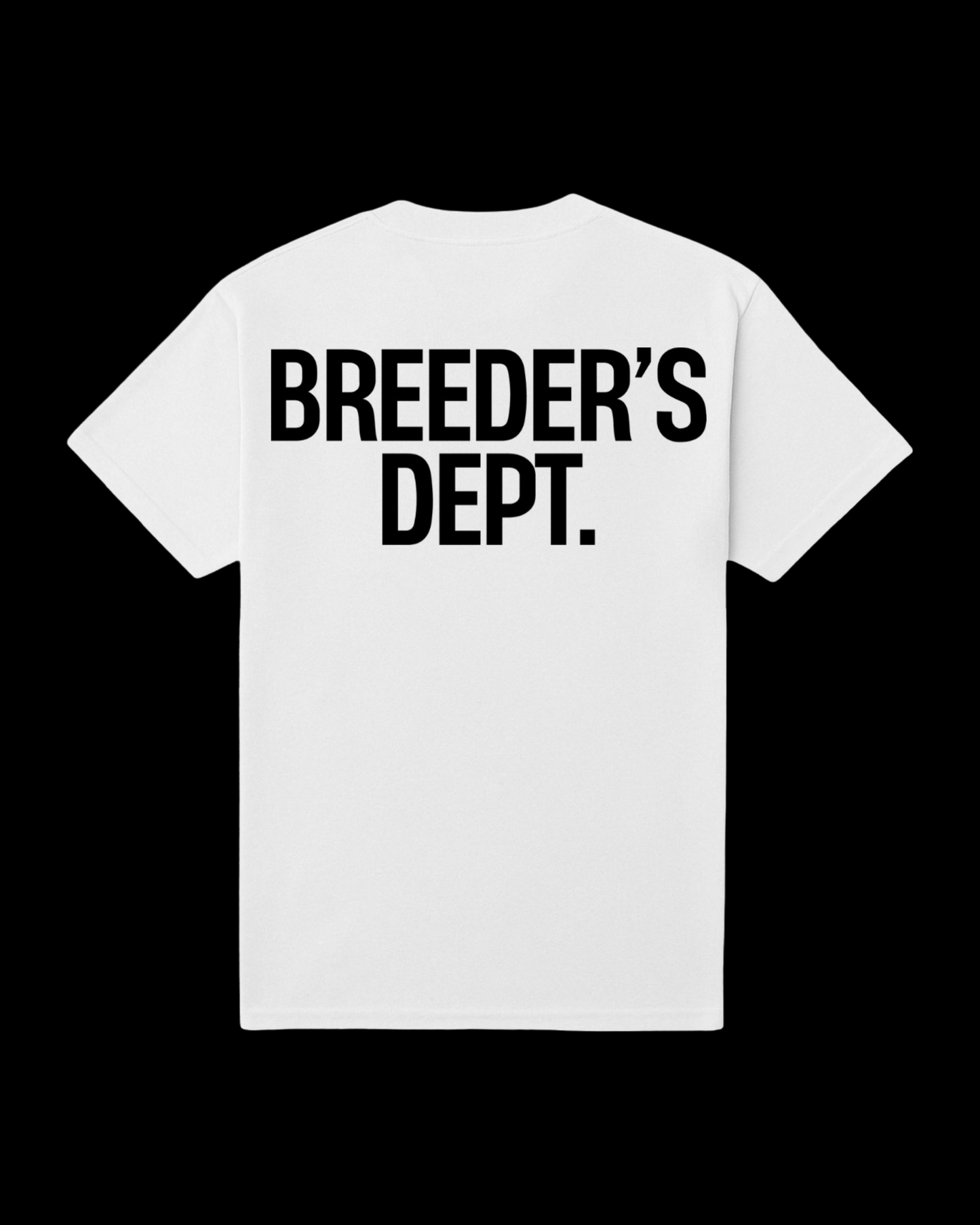 White Breeders Department tees