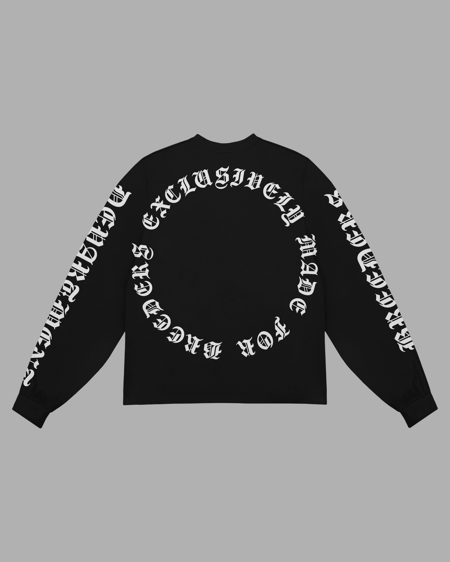 Black white long sleeve