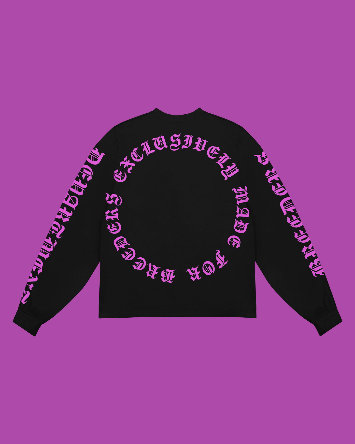 Black/Pink Long Sleeve