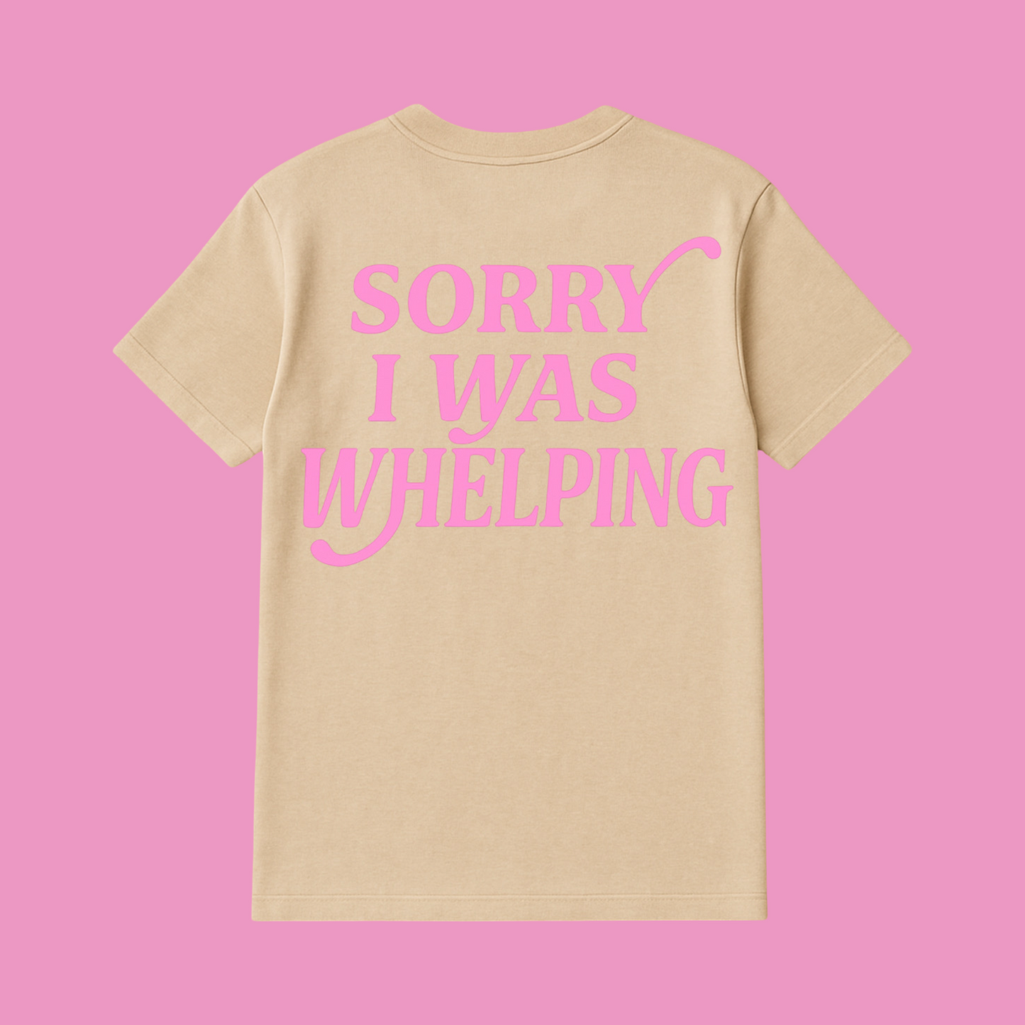 SORRY I WAS WHELPING TSHIRT