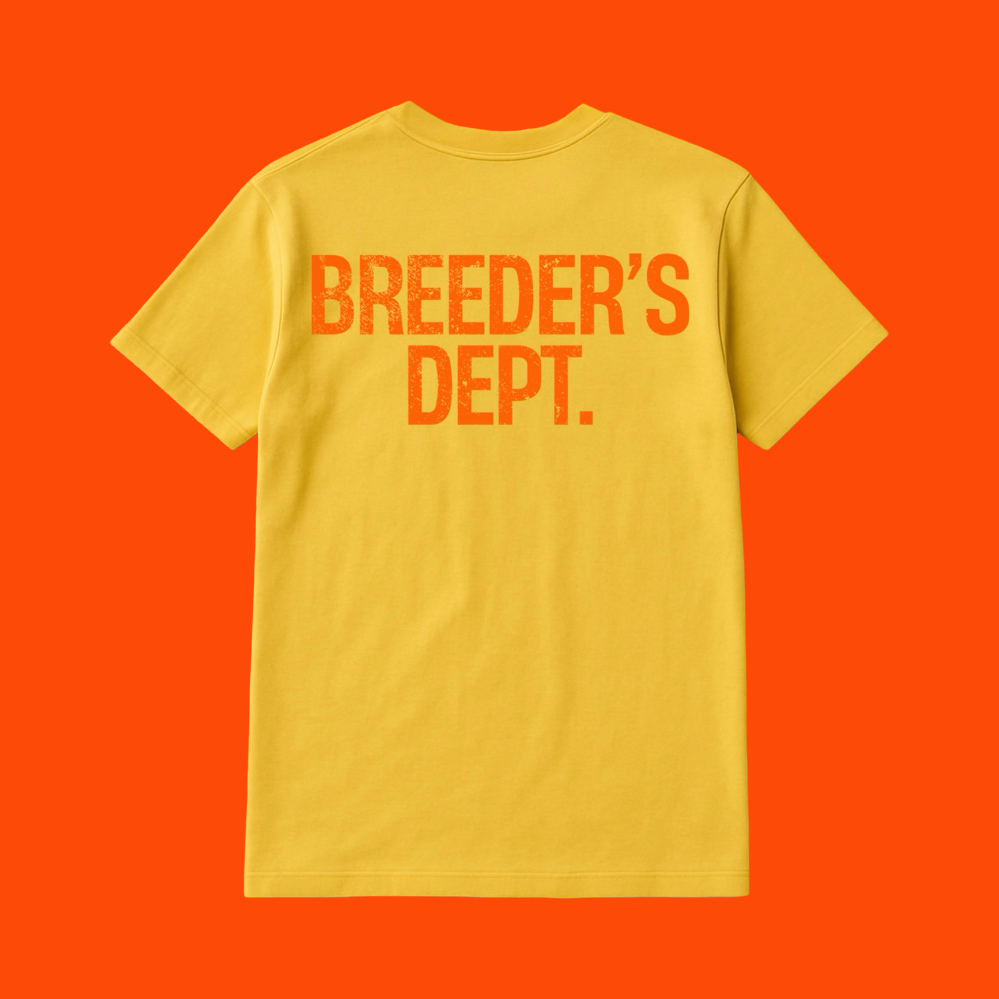 Mustard/ Orange Breeders Dept. Tee