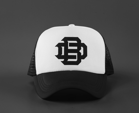 BD Slogan (Blk/white) Trucker
