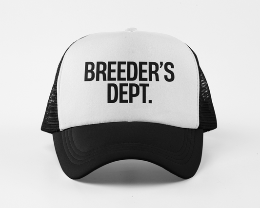 Breeders Dept. Blk/White Trucker